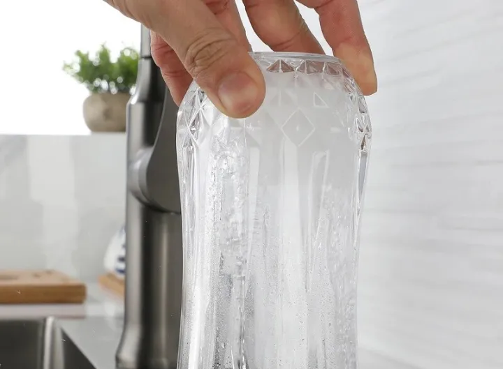 Picture of Automatic High Pressure Glass Cup Washer Kitchen Sink Rinser Machine Household Bar Beer Milk Bottle Tea Cup Cleaning Tool-Black