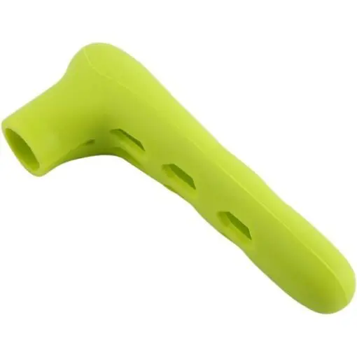 Picture of Door Handle Covers,Silicone Door Handle Glove Covers Door Knob Covers Anti-Slip Safety Door Lever Protectors with Anti-Collision Adhesive Strip for Flat Square Door Levers-Green