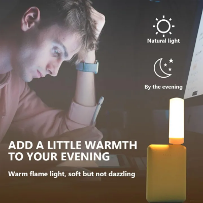 Picture of LED USB Atmosphere Light Flame Flashing Candle Lights Book Lamp for Power Bank Camping Lighting Cigarette Lighter Effect Light-Asia Express-Multicolor