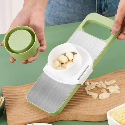 Picture of Kitchen Manual Vegetable Slicer Stainless Steel Vegetable Slicer Shredder Cutter Potato Shredders Garlic Carrot Grater Chopper-The Asia Express-Multicolor