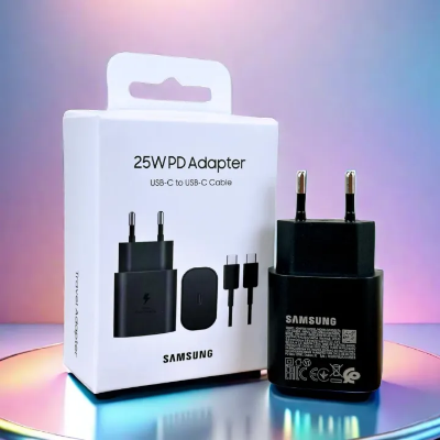 Picture of New Original Samsung Charger 25W Super Fast Charge EU Adapter For Galaxy Z Fold Flip 3 4 S23 S22 Ultra Note 21 20 Plus A70 A90 Phone-Multicolor