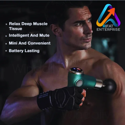Picture of Body massage gun,Electric Vibration Body muscle massager Fascial Gun & Recovery device,fascia,body massage machine,Facial Body Massage Gun-The Asia Express-Multicolor