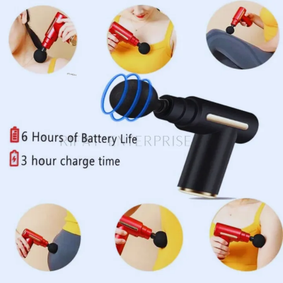 Picture of Body massage gun,Electric Vibration Body muscle massager Fascial Gun & Recovery device,fascia,body massage machine,Facial Body Massage Gun-The Asia Express-Multicolor