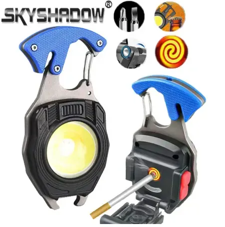 Picture of Stay Safe During Night Adventures With Mini Multifunction Portable Mountaineering Light-The Asia Express-Black