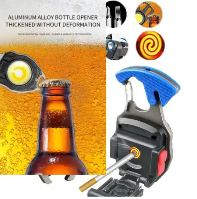 Picture of Stay Safe During Night Adventures With Mini Multifunction Portable Mountaineering Light-The Asia Express-Black