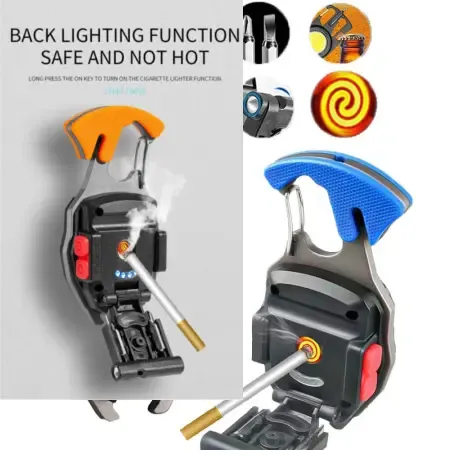 Picture of Stay Safe During Night Adventures With Mini Multifunction Portable Mountaineering Light-The Asia Express-Black
