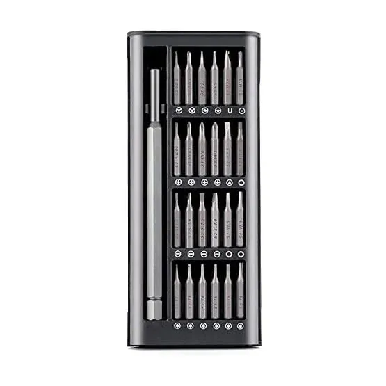Picture of 24 in 1 Multifunctional Screwdriver Tool Set For Mobile Phone, Computer, Electronic Product repair, Camera Maintenance and Disassembly_The Asia Express-Black