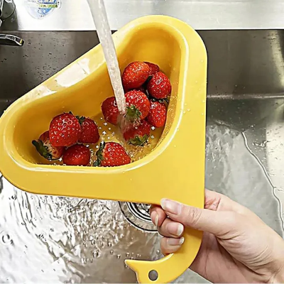 Picture of Kitchen Sink Filter Swan Drain Basket Garbage Filter Multifunctional Hanging Rack Shelf Strainer Sink Hanging Rack Accessories_ The Asia Express-Multicolor