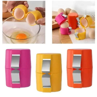 Picture of Egg Beater Opener Egg Shell Separation Tools Egg Cracker Portable Eggshell Opener Kitchen Baking Tools Kitchen Gadget_The Asia Expresss-Multicolor