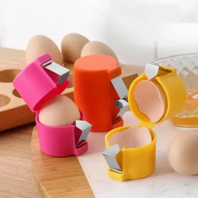 Picture of Egg Beater Opener Egg Shell Separation Tools Egg Cracker Portable Eggshell Opener Kitchen Baking Tools Kitchen Gadget_The Asia Expresss-Multicolor