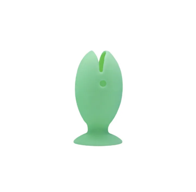 Picture of 3 pcs Tooth Brush Cover Caps Stand Cute Standing Portable Travel Toothbrush Head Cover Cute Fish Shape Silicone Suction Cup Toothbrush-The Asia Express-Multicolor