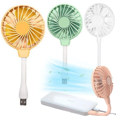 Picture of Mini Fan USB In-line Plug Silent Home Office Desk Laptop Strong Wind Cooling Fans Adjustable Summer Outdoor Portable Cooler Fan-The Asia Express-Multicolor