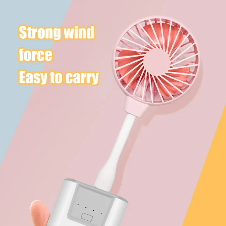 Picture of Mini Fan USB In-line Plug Silent Home Office Desk Laptop Strong Wind Cooling Fans Adjustable Summer Outdoor Portable Cooler Fan-The Asia Express-Multicolor