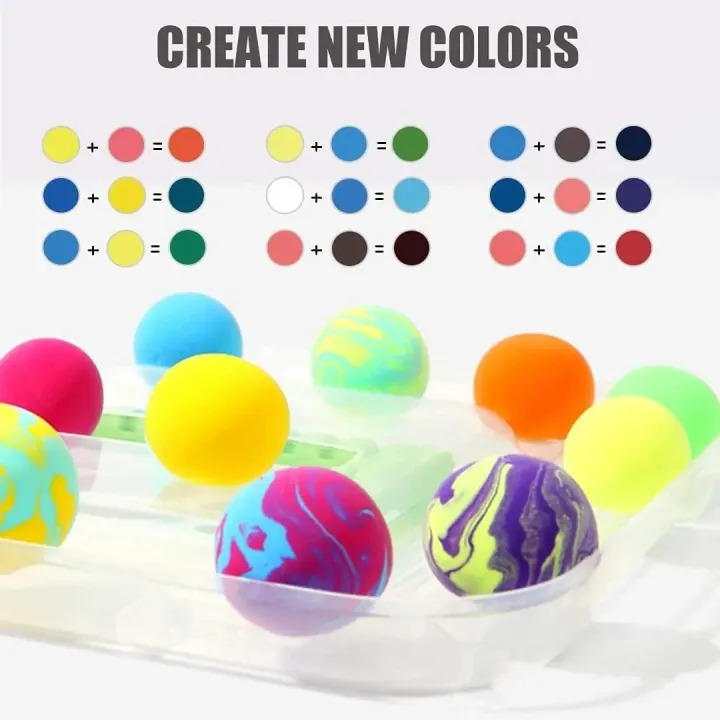 Picture of 12 Colors Soft Super Light Clay Modeling Air Dry Clay For DIY Handmade Toys-The Asia Express-Multicolor