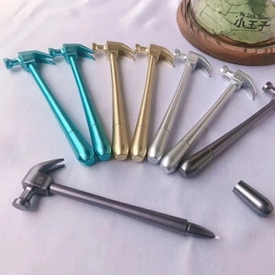 Picture of Imitation Metal Neutral Pen Hammer Shape Gel Pen Learning Office Stationery Graffiti Writing Tools Signature Pen New- The Asia Express-Multicolor