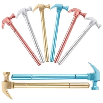 Picture of Imitation Metal Neutral Pen Hammer Shape Gel Pen Learning Office Stationery Graffiti Writing Tools Signature Pen New- The Asia Express-Multicolor