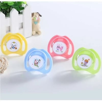 Picture of Baby Silicon Pacifier Butterfly Shape Hygenic Cap With Silicone Pacifier Animal Pattern- The Asia Express-Multicolor