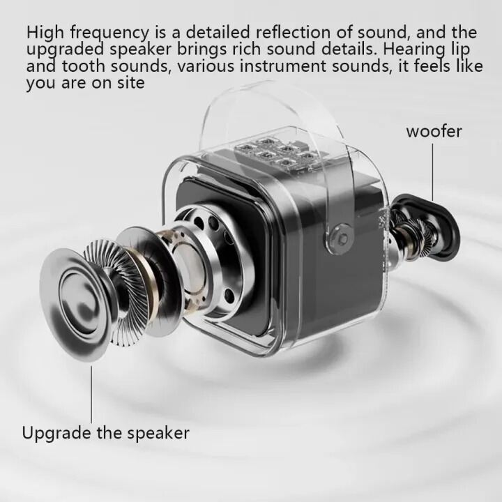 Picture of K12 Karaoke Machine Portable 5.3 Bluetooth Speaker System with 1 Wireless Microphones for Home Family Singing Children's Gifts-The Asia Express-Multicolor