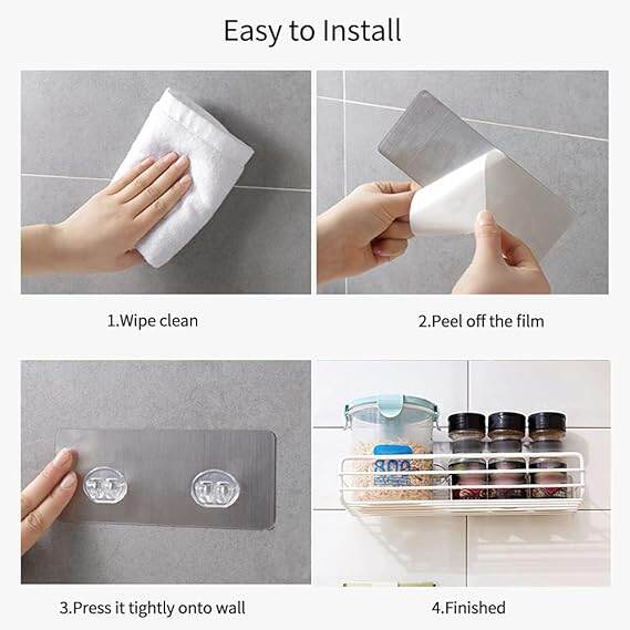 Picture of Punch-Free Bathroom Rack Wall-Mounted Storage For Bathroom Shampoo Cosmetic Seasoning Storage Rack Bathroom Kitchen Accessories-The Asia Express-Black