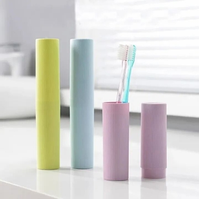 Picture of Travel Portable Toothbrush Cup Bathroom Toothpaste Holder Storage Case Organizer Toiletries Storage Cup Creative Economic Box-The Asia Express-Multicolor