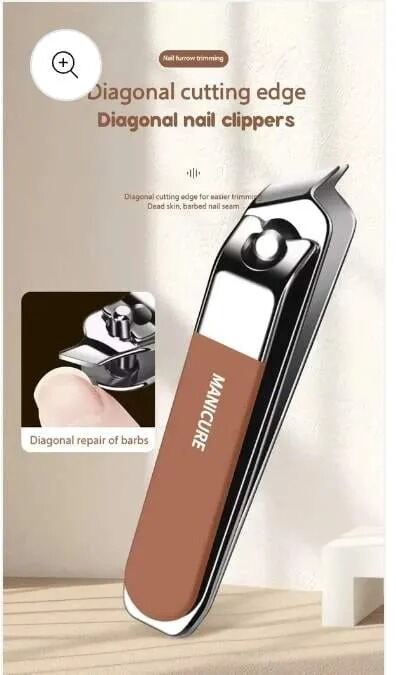 Picture of 7PCS Portable Manicure Pedicure Set Stainless Steel Professional Nail Clipper Beauty Kit for man and women-The Asia Express-Pink