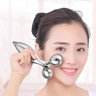 Picture of Y Shaped 3D Body Massage Roller-The Asia Express-Silver
