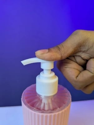 Picture of 1 Pis Plastic Hand Wash Liquid Jar With Bathroom Soap Dispenser Hand Wash Refile Bottle ( 320 ml). The Asia Express.-Multicolor