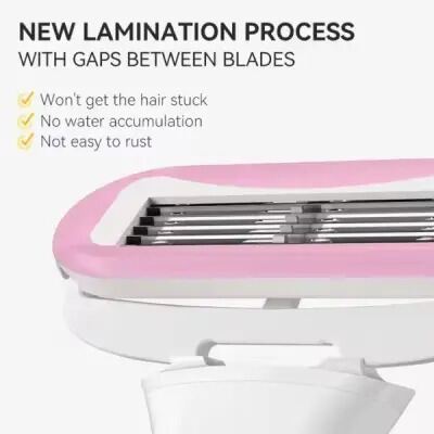 Picture of GlowSkin Women’s Triple-Blade Shaving Razor with Protective Travel Case & Extra Replacement Blade – Smooth, Safe & Painless Hair Removal Razor for Face, Arms & Body - The Asia Express-Multicolor