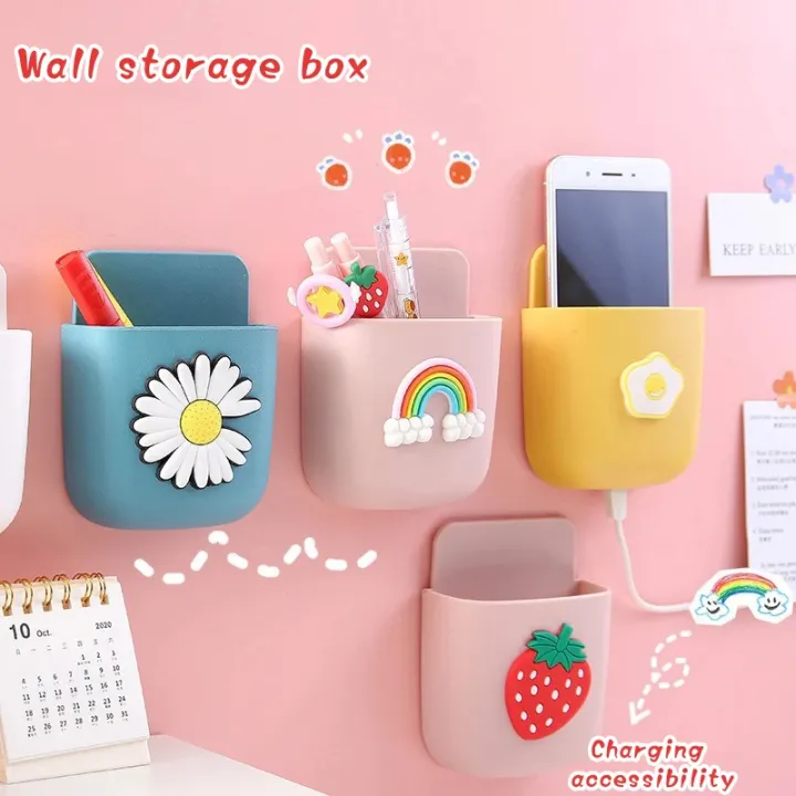 Picture of 1PC Cartoon Wall Mounted Organizer Storage Box-The Asia Express-Multicolor