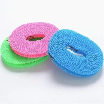 Picture of 5M Outdoor Clothesline Nylon Non-Slip Laundry Line Rope Cloth Hanging Rope Travel Business Windproof Clothes Cord- The Asia Express-Multicolor