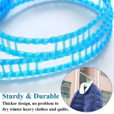 Picture of 5M Outdoor Clothesline Nylon Non-Slip Laundry Line Rope Cloth Hanging Rope Travel Business Windproof Clothes Cord- The Asia Express-Multicolor