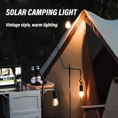 Picture of Rechargeable camping light, Hookup wire-free, New vintage tungsten, Three light modes, three styles- The Asia Express