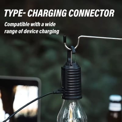 Picture of Rechargeable camping light, Hookup wire-free, New vintage tungsten, Three light modes, three styles- The Asia Express