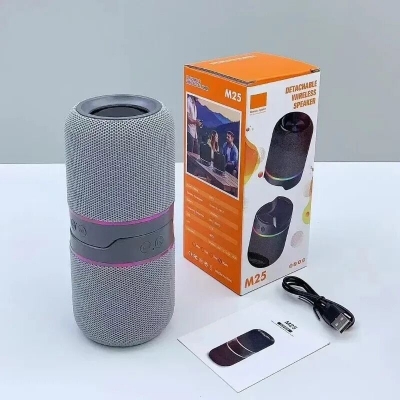 Picture of 2-in-1 Magnetic Speaker Wireless Bluetooth Speaker Dazzling Split Subwoofer Wireless Bluetooth Audio RGB Outdoor Wireless - The Asia Express