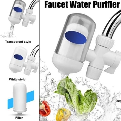 Picture of Faucet Water Filter with Washable Ceramic Filter Cartridge Tap Water Purifier For Household Kitchen Faucet Percolator- The Asia Express