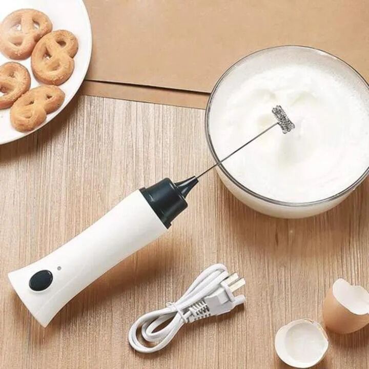 Picture of Electric Milk Foamer Blender Wireless Coffee Whisk Mixer Handheld Egg Beater Cappuccino Frother Mixer USB Portable Kitchen Tools- The Asia Express