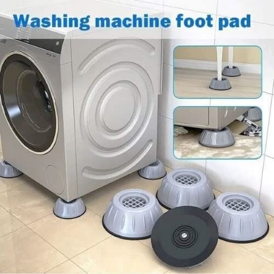 Picture of 4Pcs Anti Vibration Feet Pads for Washing Machine & Dryer – Heavy-Duty Rubber Anti-Shake Mat, Non-Slip Noise Reduction Pads, Universal Shock Absorber Stand for Home Appliances- The Asia Express