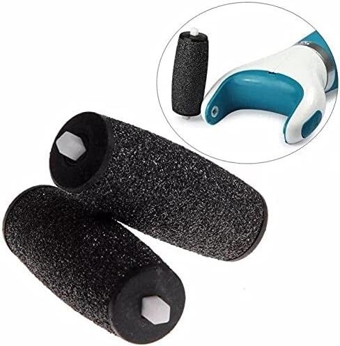 Picture of Rechargeable Pedicure Machine–Portable Foot & Heel Care Device for Removing Dead Skin, Cracked Heels & Hard Callus–Powerful Foot Grinder, Scrubber, Cleaner with 2 Replaceable Roller Heads and USB Charging for Smooth, Soft & Beautiful Feet-The Asia Express-Multicolor