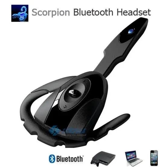 Picture of Wireless Ear Hook Headset (SL: 349) – Hands-Free Bluetooth Earphone for Comfortable, Secure Fit and Ultimate Freedom – Enjoy Calls, Music, and Voice Commands Anywhere- The Asia Express-Black