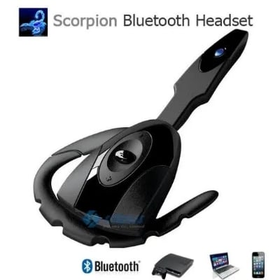 Picture of Wireless Ear Hook Headset (SL: 349) – Hands-Free Bluetooth Earphone for Comfortable, Secure Fit and Ultimate Freedom – Enjoy Calls, Music, and Voice Commands Anywhere- The Asia Express-Black