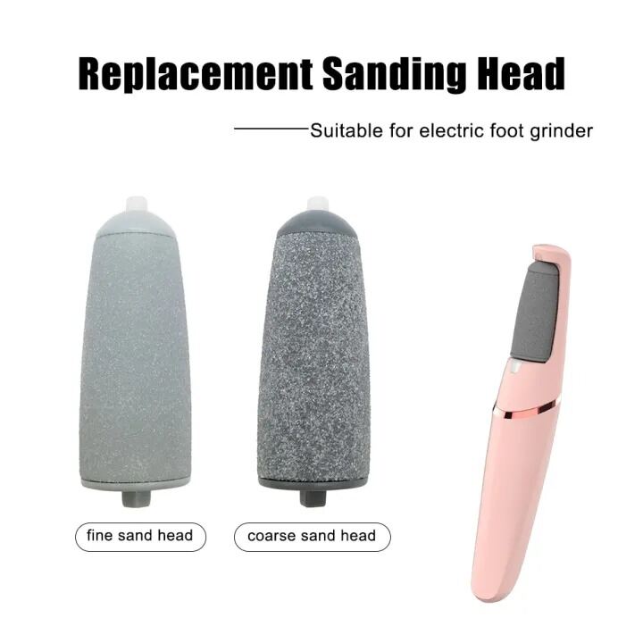 Picture of Rechargeable Electric Callus Remover for Feet – 2-Speed Powerful Foot Sander with Coarse & Fine Roller Heads for Removing Dead Skin, Cracked Heels & Hard Callus – Safe, Compact & Travel-Friendly Foot Care Tool for Smooth, Soft Feet- The Asia Express-Multicolor