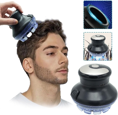 Picture of 2025 New Wireless Round Hair Clipper – Fast Haircut Trimmer with LED Display, Automatic Hair Cutting Kit with Adjustable 3–12mm Length Settings for Men, Kids & Home Use – Portable Rechargeable Hair Grooming Tool- The Asia Express