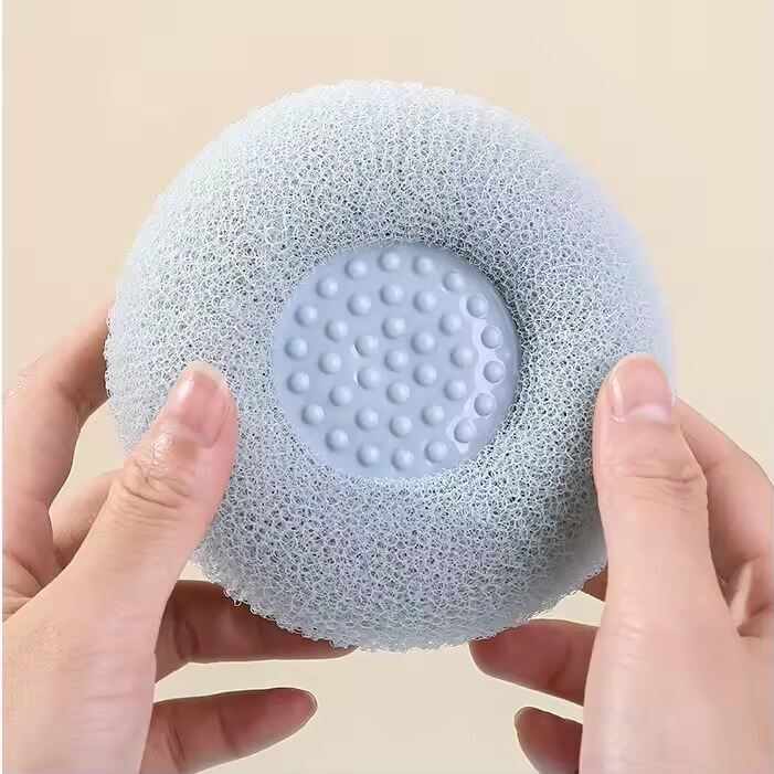 Picture of Soft Bristle Bathroom Brush with Suction Cup – Gentle Hair Bath Brush, Back Scrubbing Body Brush, Mud Exfoliating Shower Scrubber & Massage Brush for Full Body Cleaning- The Asia Express-Multicolor
