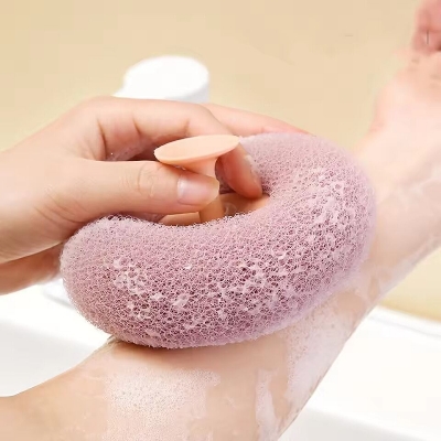 Picture of Soft Bristle Bathroom Brush with Suction Cup – Gentle Hair Bath Brush, Back Scrubbing Body Brush, Mud Exfoliating Shower Scrubber & Massage Brush for Full Body Cleaning- The Asia Express-Multicolor