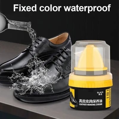 Picture of Leather Repair & Care Cream – Liquid Shoe Polish with Sponge | Universal Leather Balm for Shoes, Bags & Car Seats | Scratch Repair, Color Restore & Shine Enhancer | Premium Quality Leather Care Product- The Asia Express-Chocolate