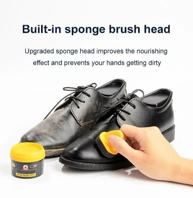 Picture of Leather Repair & Care Cream – Liquid Shoe Polish with Sponge | Universal Leather Balm for Shoes, Bags & Car Seats | Scratch Repair, Color Restore & Shine Enhancer | Premium Quality Leather Care Product- The Asia Express-Chocolate