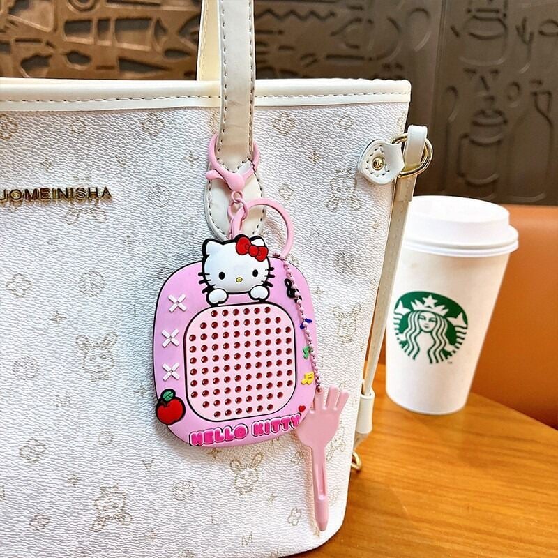 Picture of Creative New Stress-Relief Magnetic Steel Ball Drawing Board Keychain, Cute Schoolbag Pendant & Car Key Ring, Perfect Gift & Japanese Style Montessori Mini Funny Keychain, Educational Toy & DIY Doodle Board Keyring- The Asia Express-Multicolor