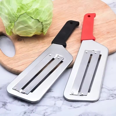 Picture of Durable and Sharp Cabbage Kitchen Knife vegetable cutter slicer with Premium Stainless Steel Cabbage Cutter with Two Sharp Blades Easy to Clean-The Asia Express-Multicolor