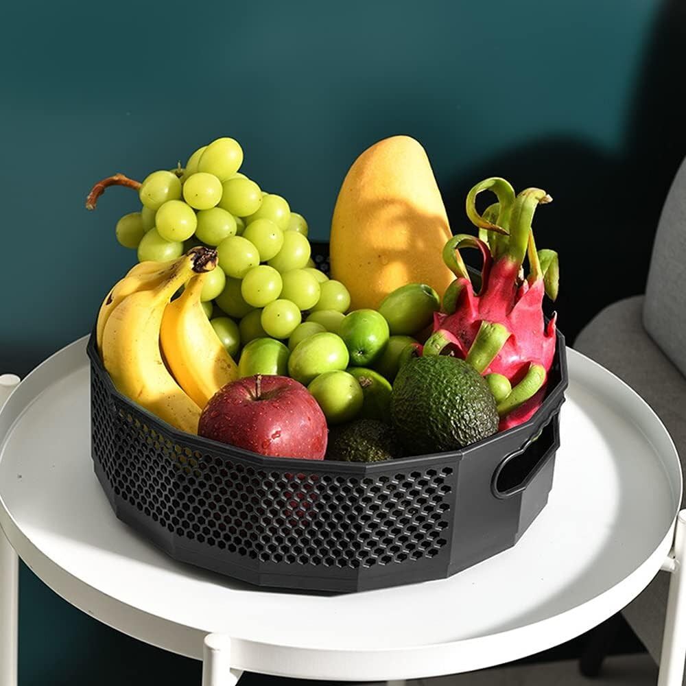 Picture of 360° Rotating Plastic Storage Rack Department Store Box Tray – Multi-Purpose Kitchen Shelf Organizer for Seasoning, Spice Jars, Oil Bottles & Bathroom Toiletries, Smooth Rotating Condiment Holder Plate - The Asia Express-Multicolor