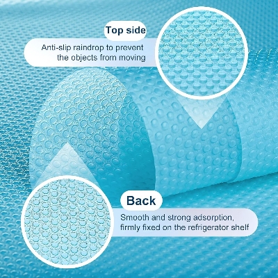 Picture of 4 Pcs Washable Waterproof Refrigerator Shelf Mats & Liners – Multi-Color Non-Slip BPA-Free Fridge, Drawer & Cabinet Shelf Protector with Spill Protection - The Asia Express-Multicolor